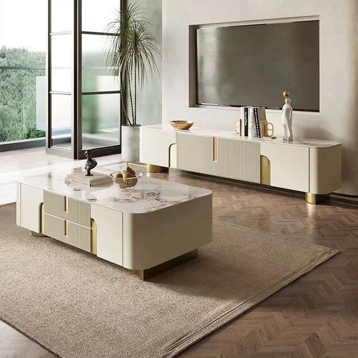 BAYJE Modern Sintered Stone TV Console