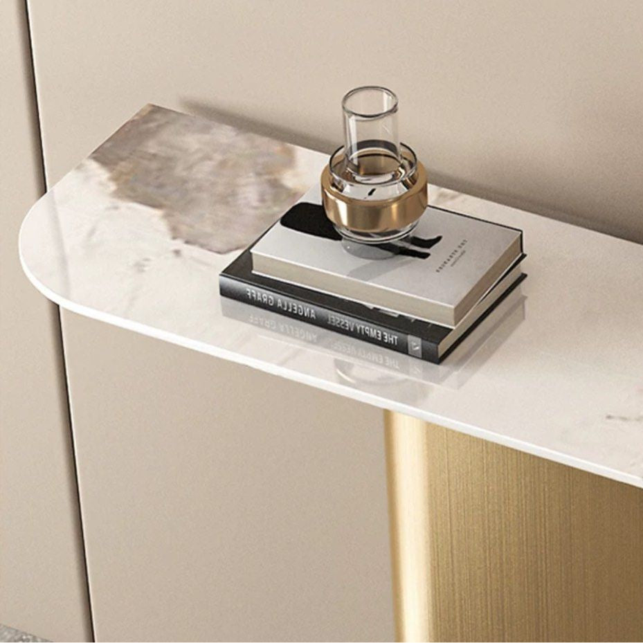 VASHTI Modern Sintered Stone Console Table