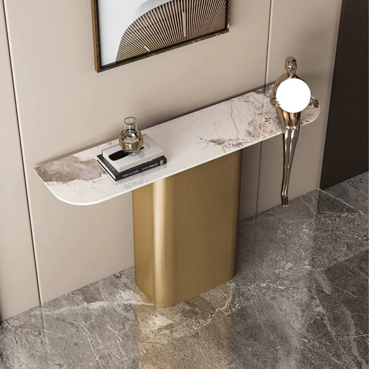 VASHTI Modern Sintered Stone Console Table