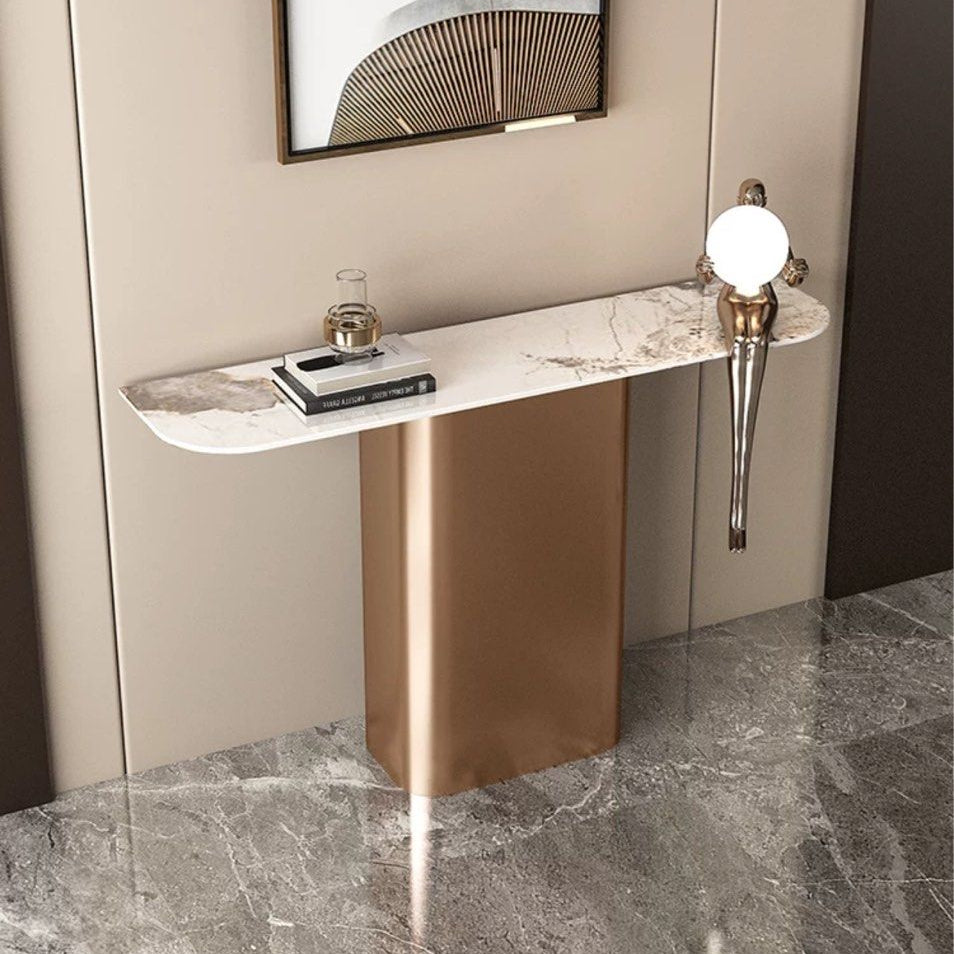 VASHTI Modern Sintered Stone Console Table