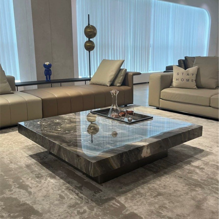 SPADE Modern Marble Coffee Table