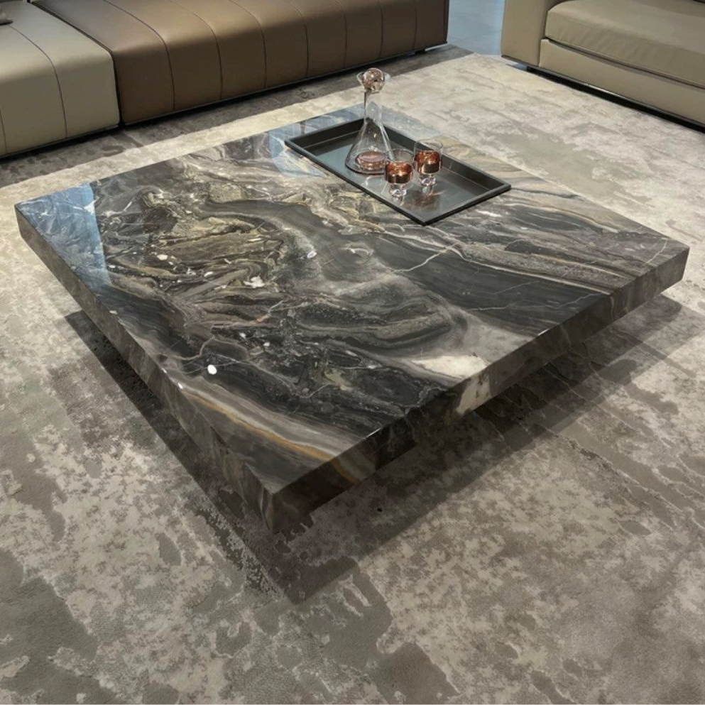 SPADE Modern Marble Coffee Table