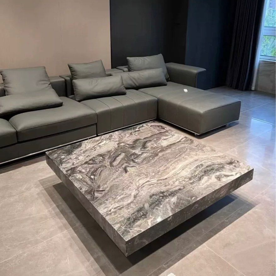 SPADE Modern Marble Coffee Table
