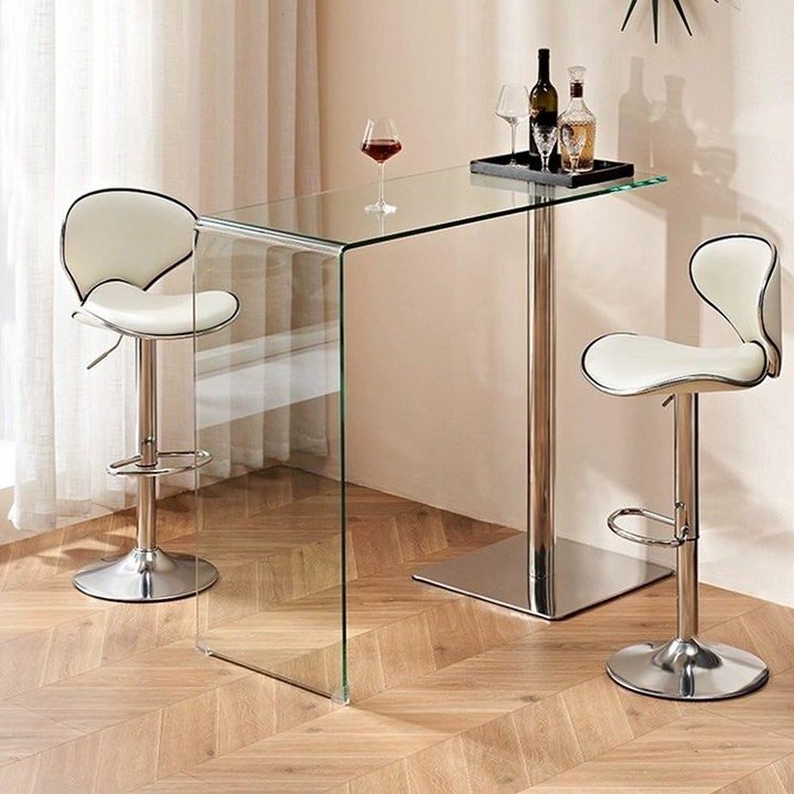 ARTHER Modern Glass Bar Table