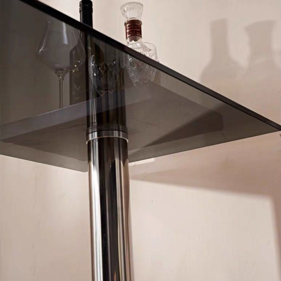 ARTHER Modern Glass Bar Table