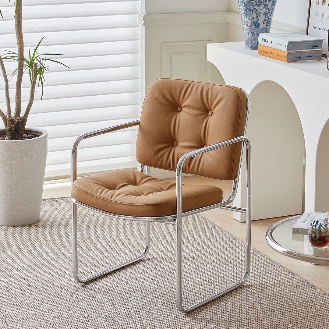 UREKEN Modern Leather Dining Chair