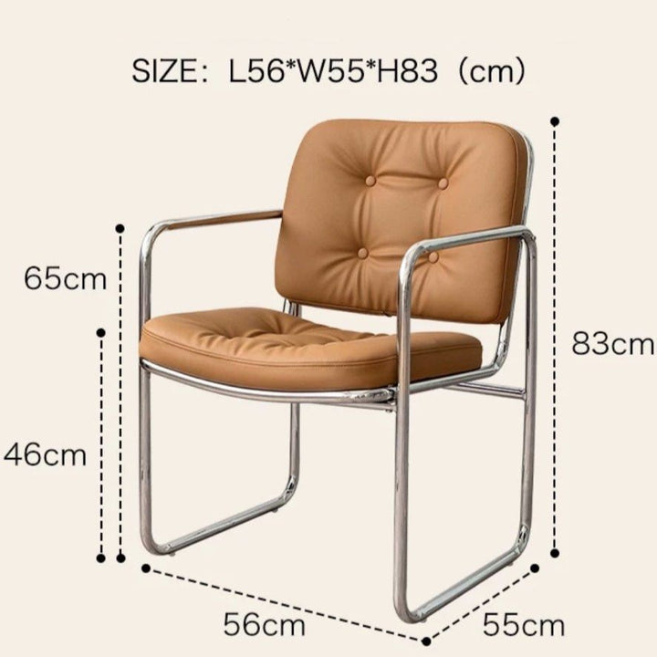 UREKEN Modern Leather Dining Chair