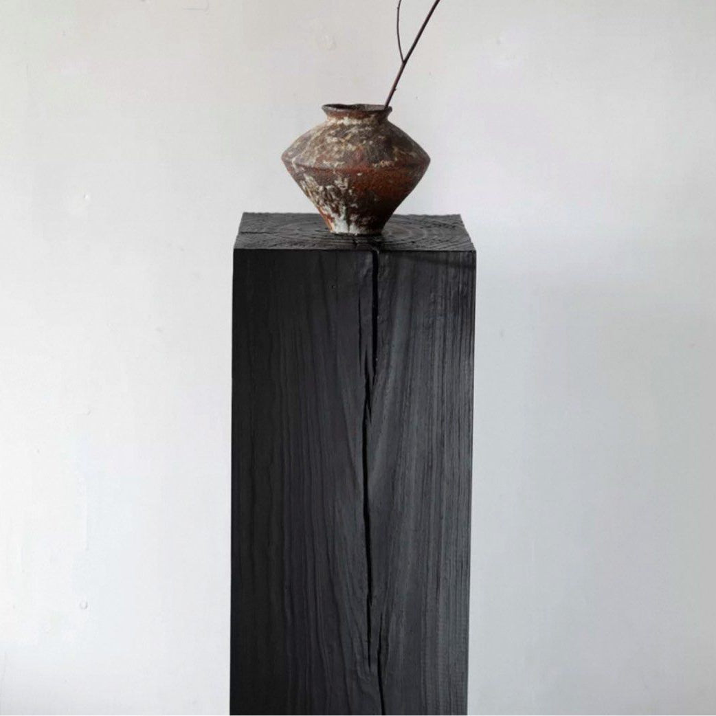 CASHERN Modern Solid Wood Pedestal