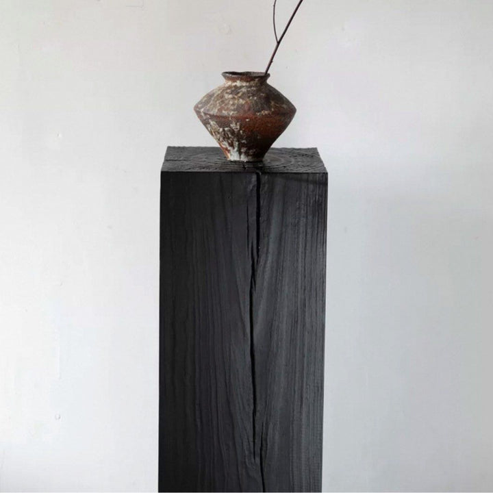 CASHERN Modern Solid Wood Pedestal