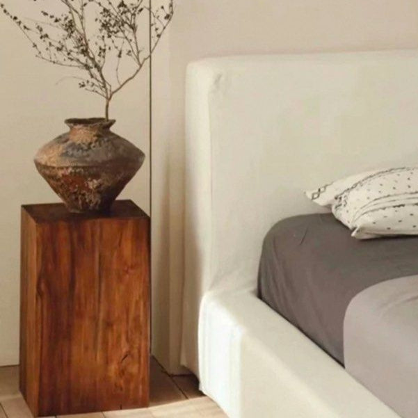 CASHERN Modern Solid Wood Pedestal