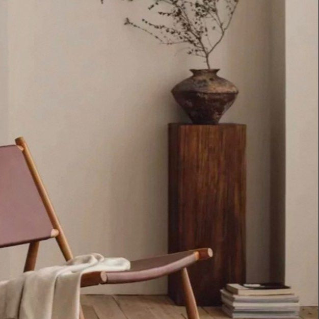 CASHERN Modern Solid Wood Pedestal