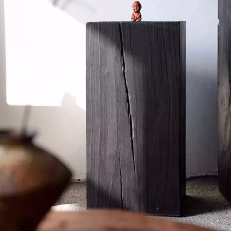 CASHERN Modern Solid Wood Pedestal