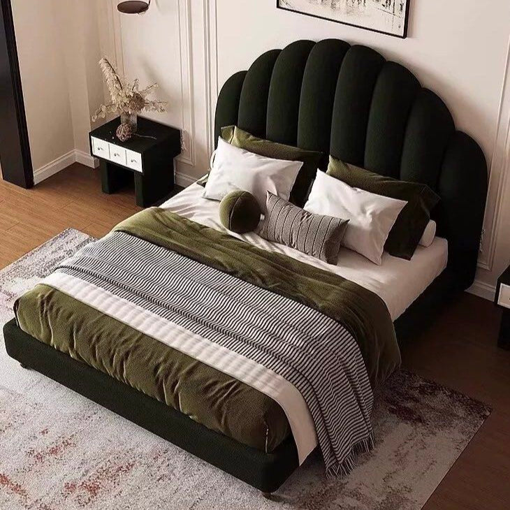 BLANCASA Victorian Velvet Bedframe