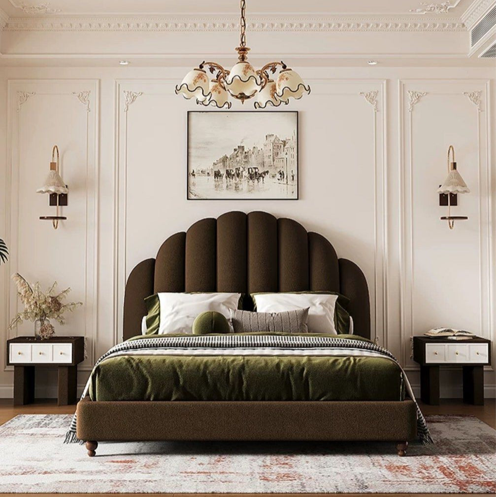 BLANCASA Victorian Velvet Bedframe