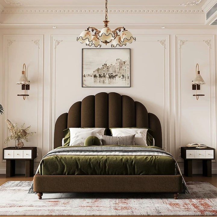 BLANCASA Victorian Velvet Bedframe