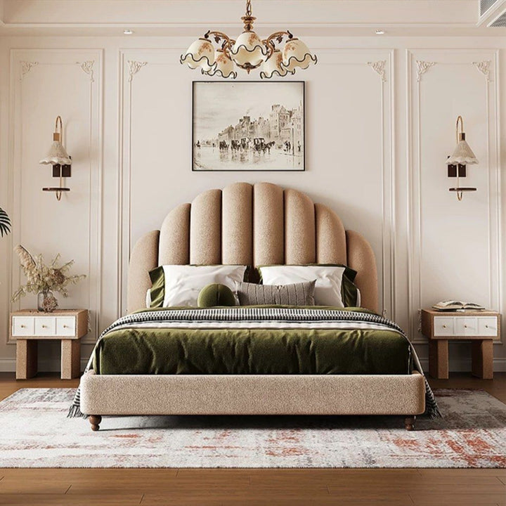 BLANCASA Victorian Velvet Bedframe