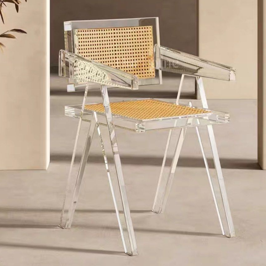 THEODORE Modern Rattan Dining Chair