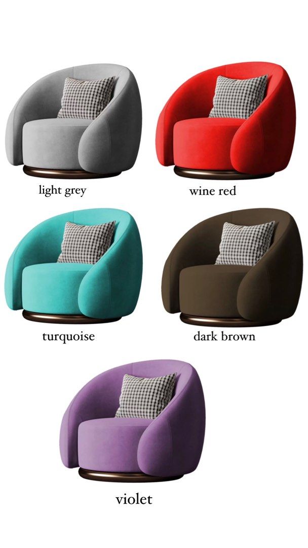 SLOANE Modern Rotatable Lounge Chair