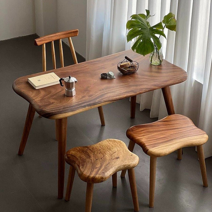 SODY Rustic Solid Wood Dining Table