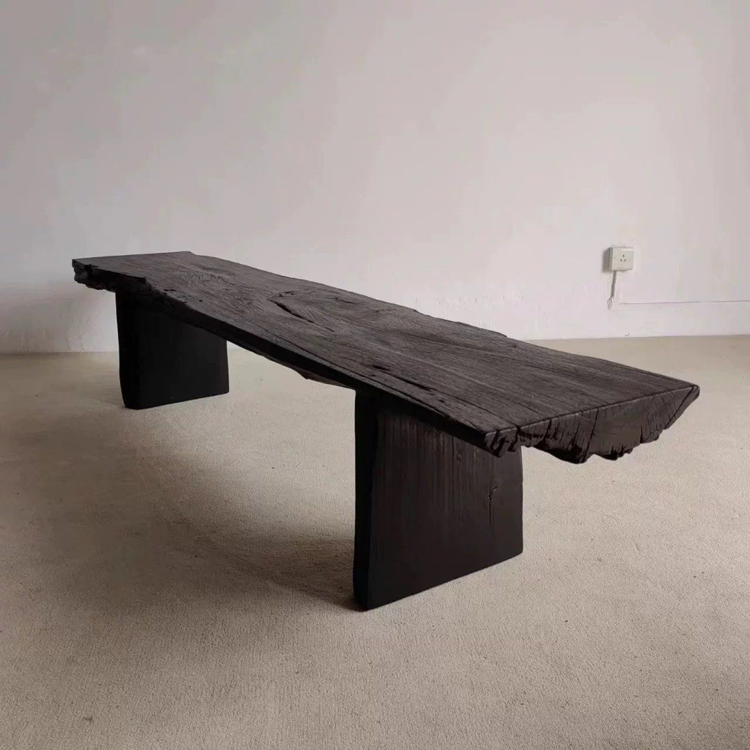 CALLOWAY Rustic Solid Wood Bench