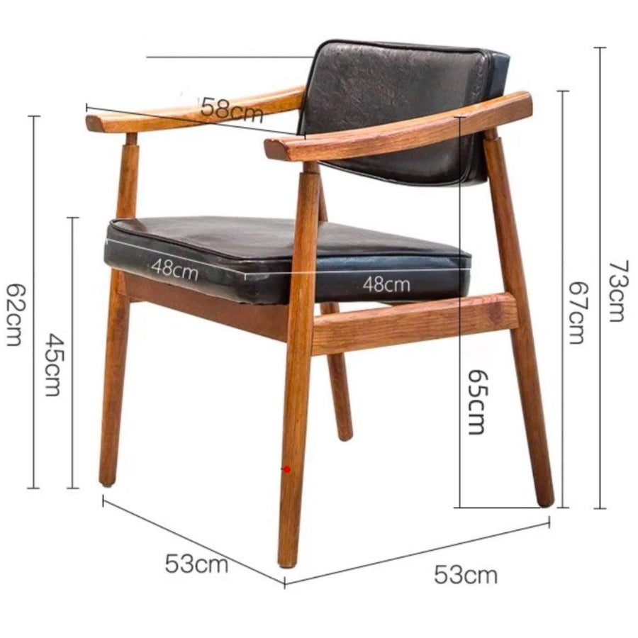 BREKEN Solid Wood Dining Chair