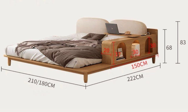 BRION Japandi Platform Bedframe