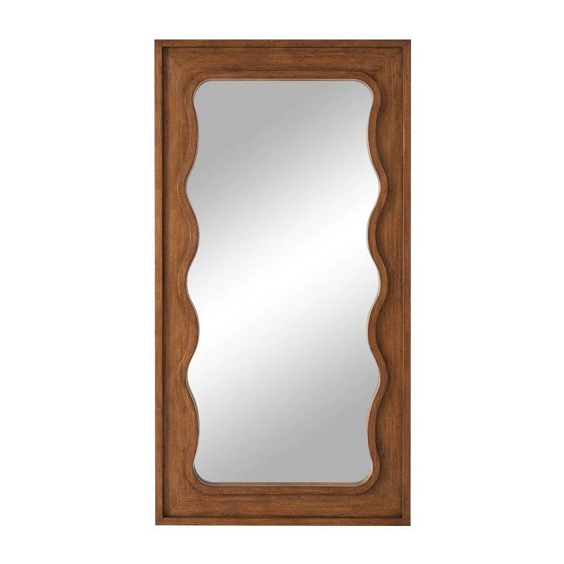 BRITON Modern Walnut Wall Mirror