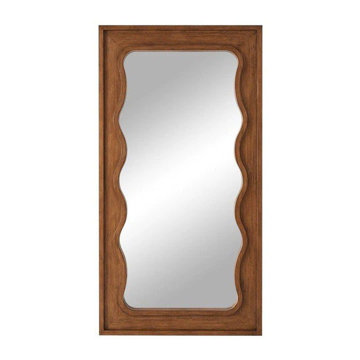 BRITON Modern Walnut Wall Mirror