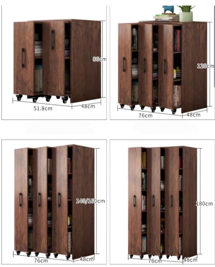 BUDALE Rustic Bookshelf