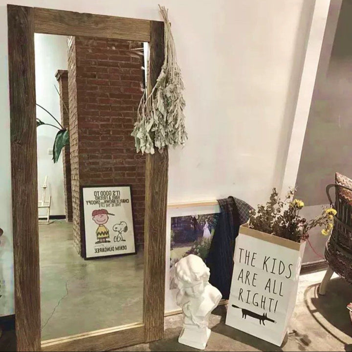 BULVA Rustic Solid Wood Mirror