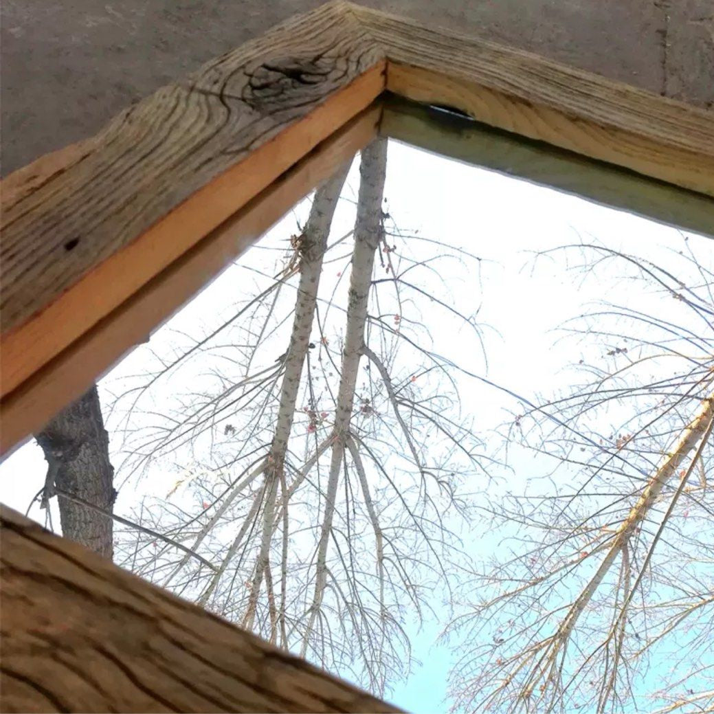 BULVA Rustic Solid Wood Mirror