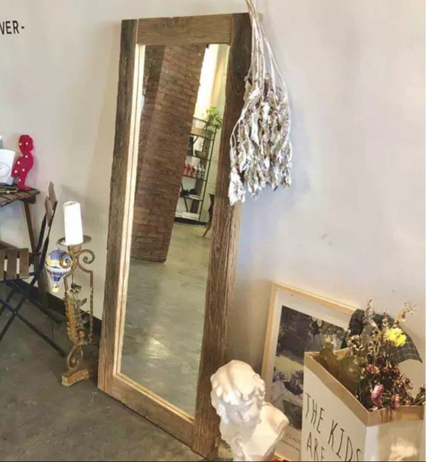 BULVA Rustic Solid Wood Mirror