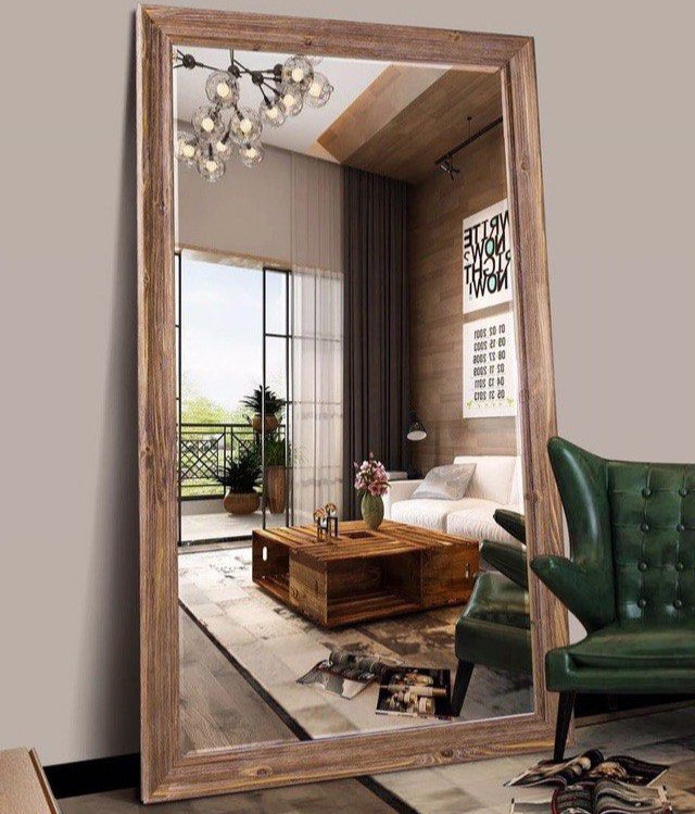 BULVA Rustic Solid Wood Mirror