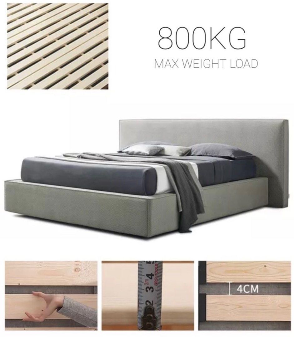 BURKS Modern Platform Bedframe