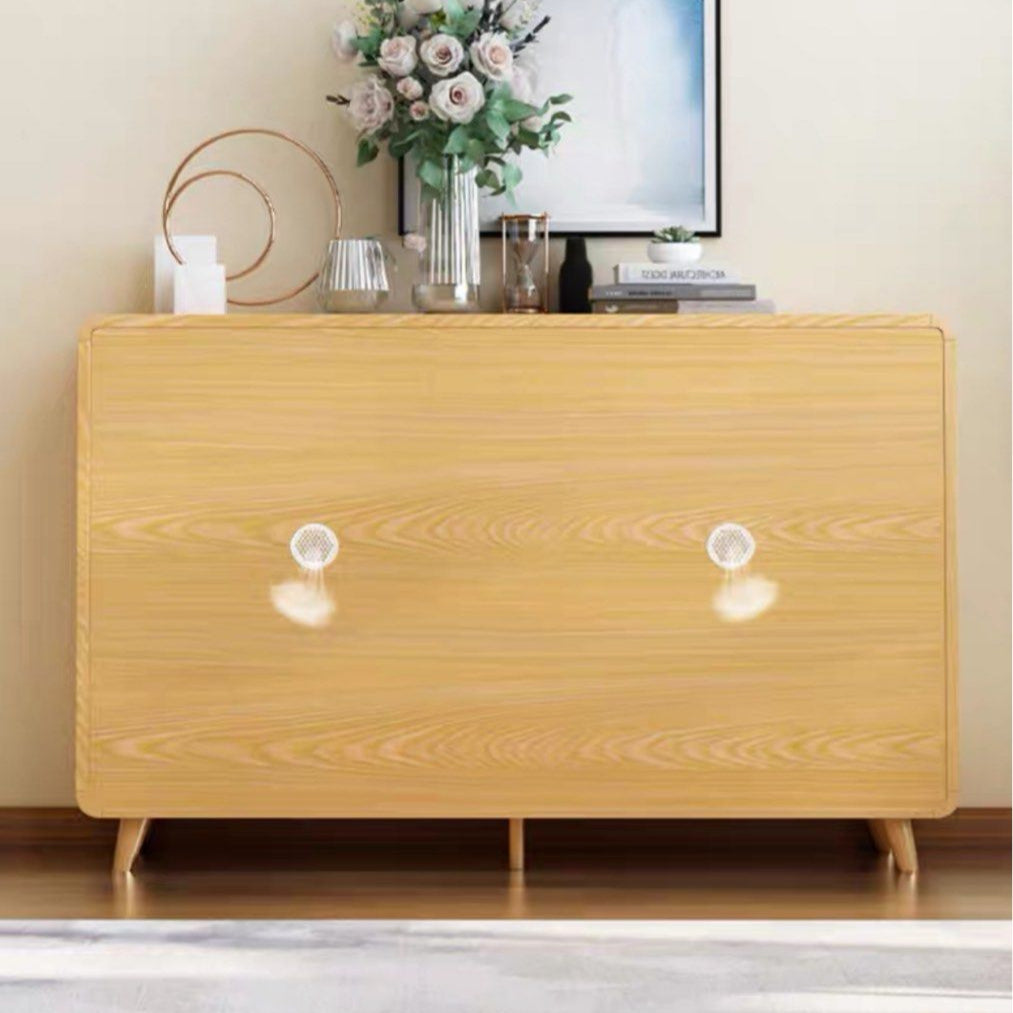 BURVLY Modern Oak Shoe Cabinet