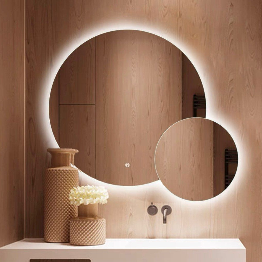 BYEOL Modern Round LED Wall Mirrors