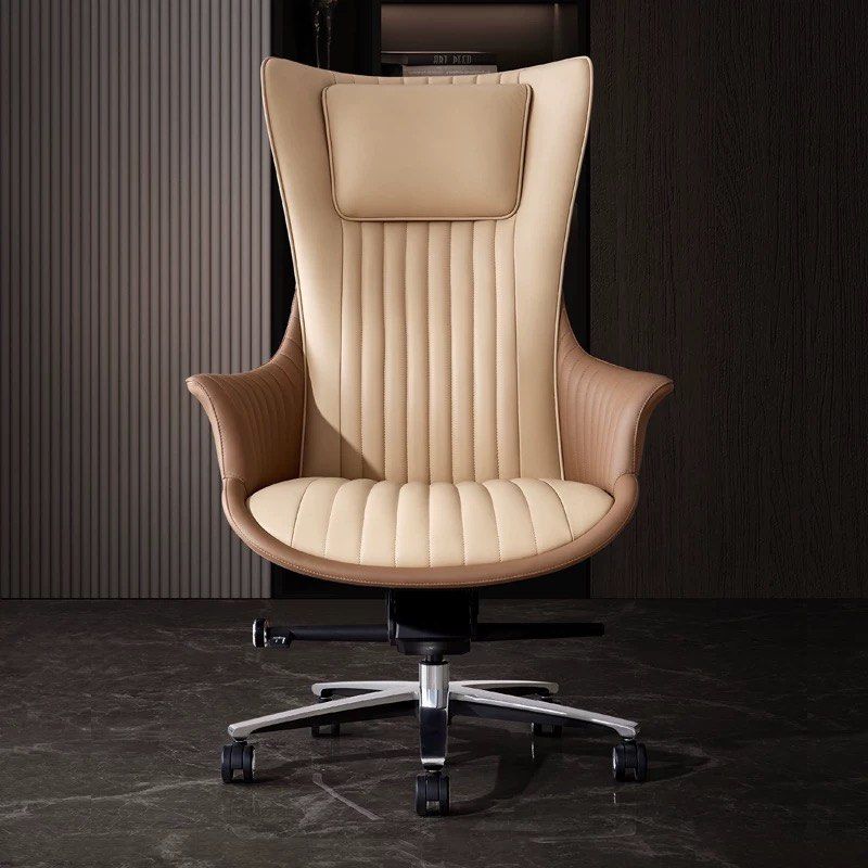 CAFRIEL Modern Genuine Leather Office Chair