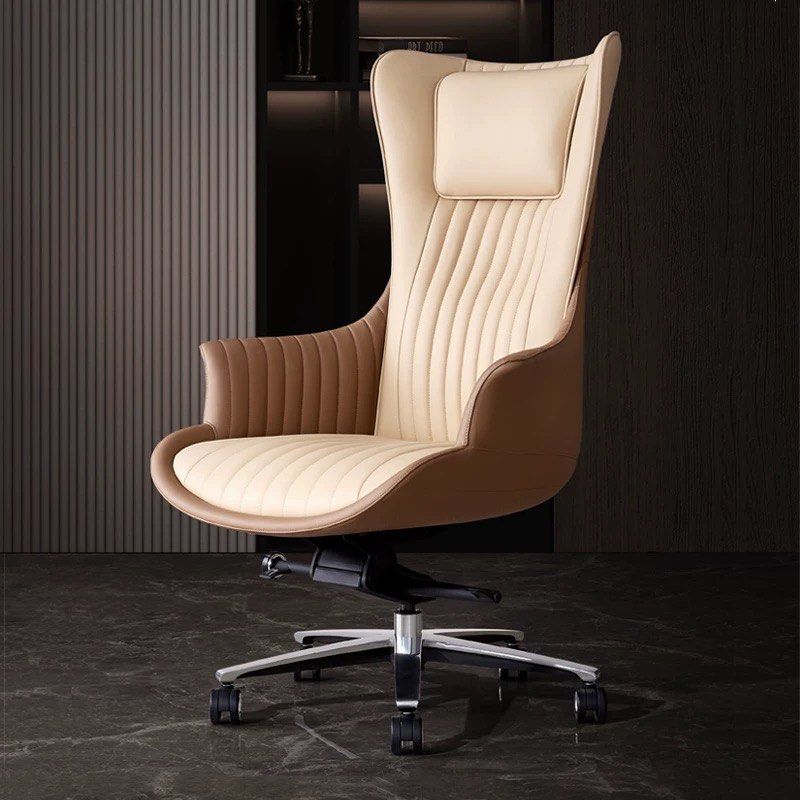 CAFRIEL Modern Genuine Leather Office Chair