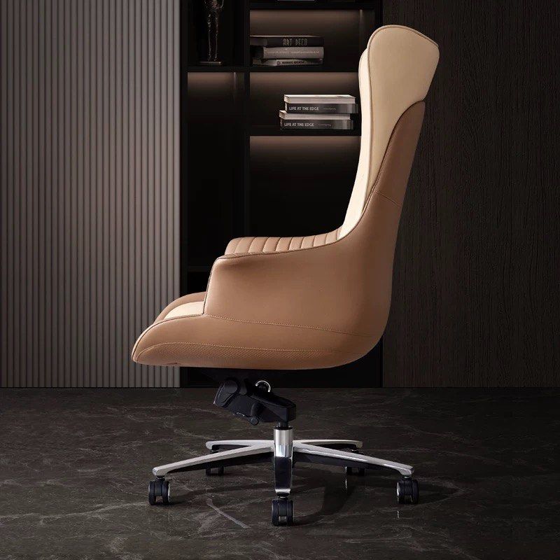 CAFRIEL Modern Genuine Leather Office Chair