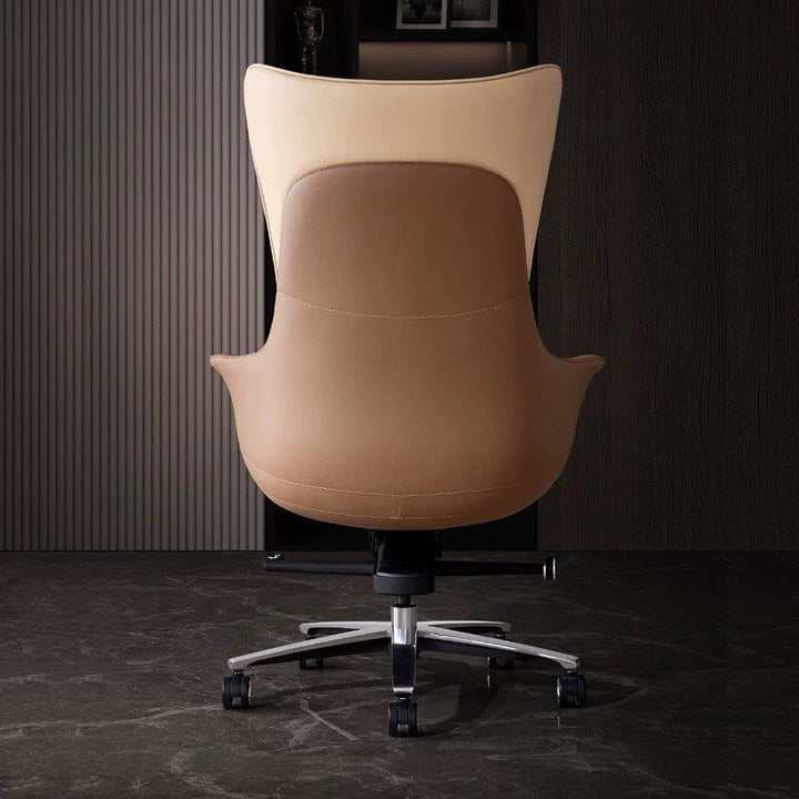 CAFRIEL Modern Genuine Leather Office Chair