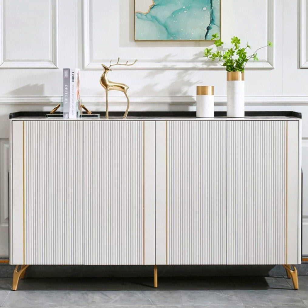 CALO Modern Sintered Stone Shoe Cabinet