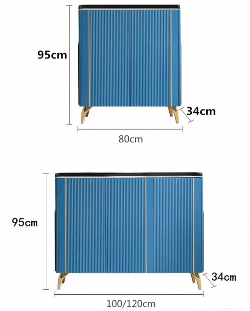 CALO Modern Sintered Stone Shoe Cabinet