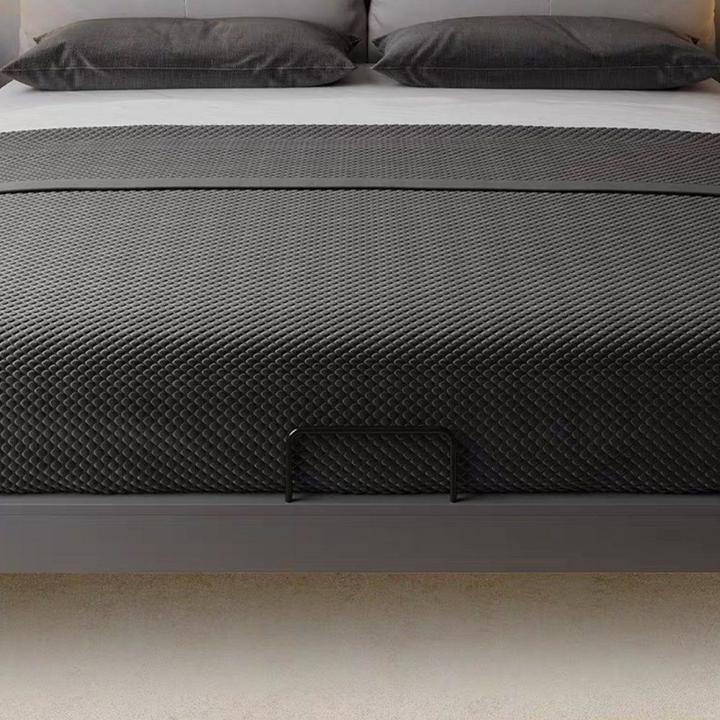 CALVRY Modern LED Floating Storage Bedframe