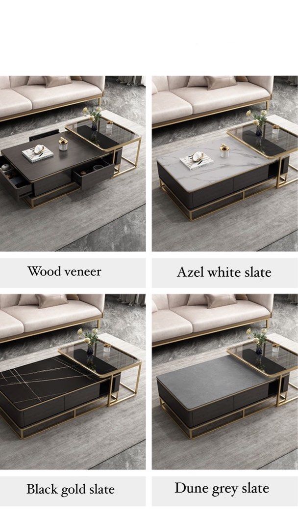 KILIAN Modern Slate Coffee Table