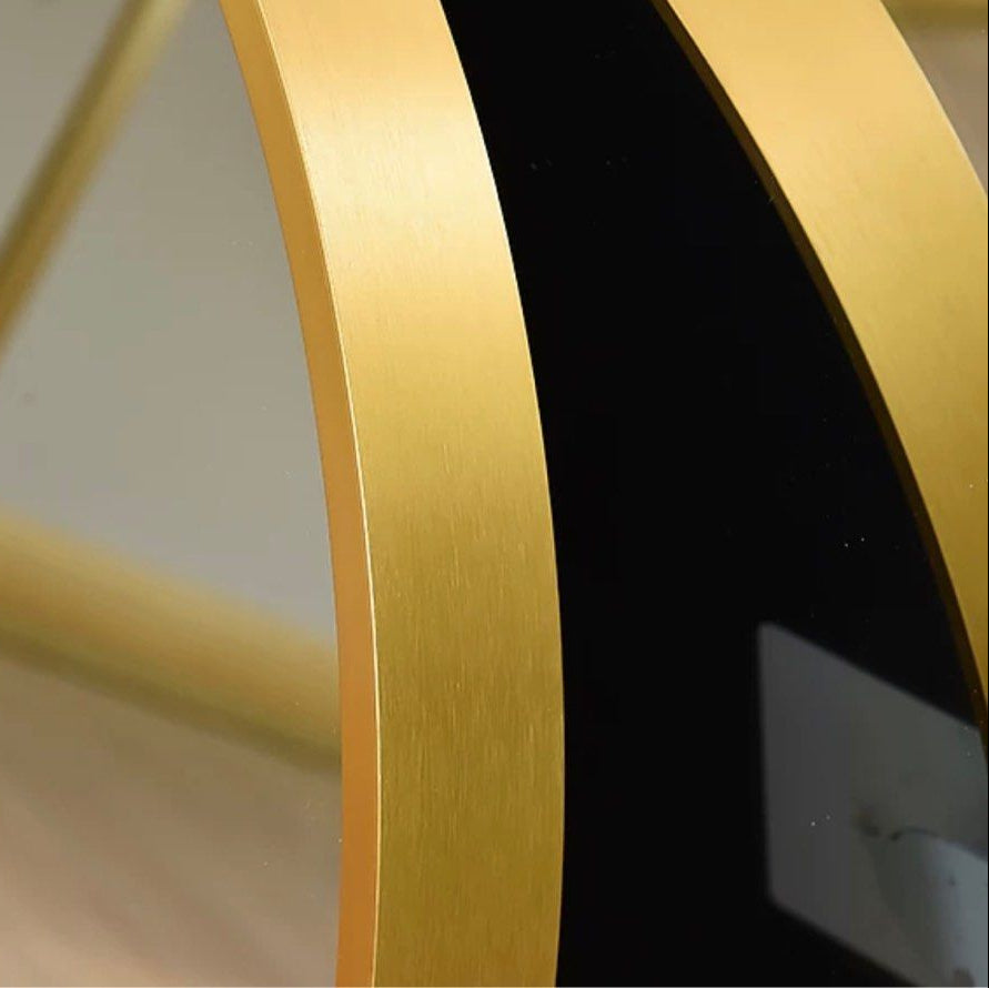 CANDIS Modern Stainless Steel Oval Mirror