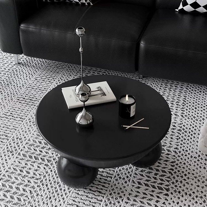 DESTIN Round Storage Coffee Table