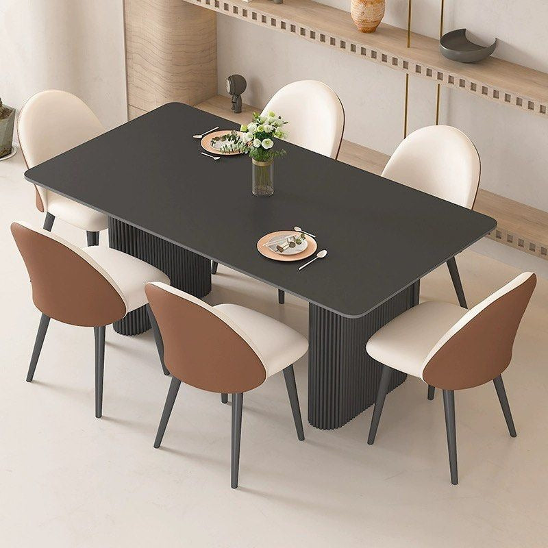 CARMONA Modern Sintered Stone Dining Table and Chair Set