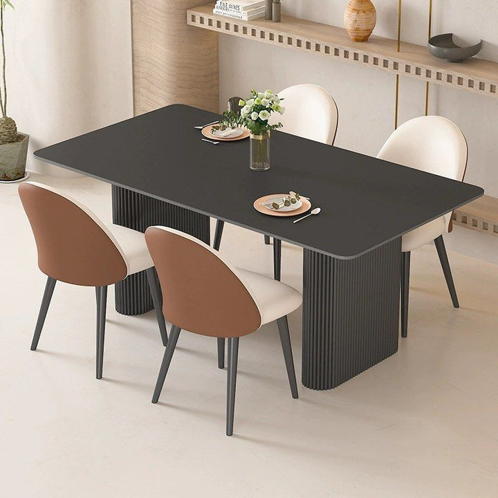CARMONA Modern Sintered Stone Dining Table and Chair Set
