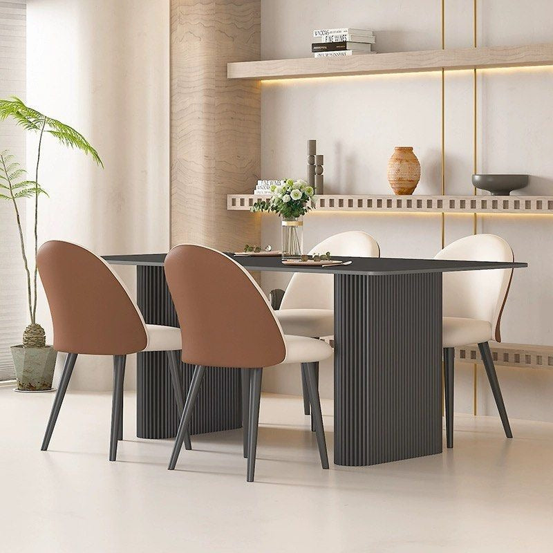 CARMONA Modern Sintered Stone Dining Table and Chair Set