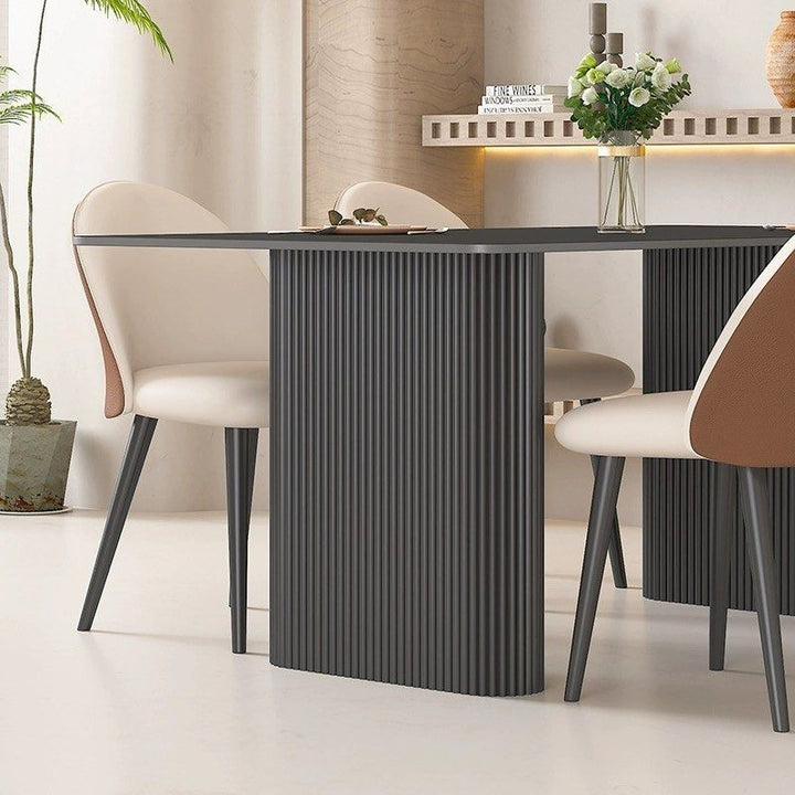 CARMONA Modern Sintered Stone Dining Table and Chair Set